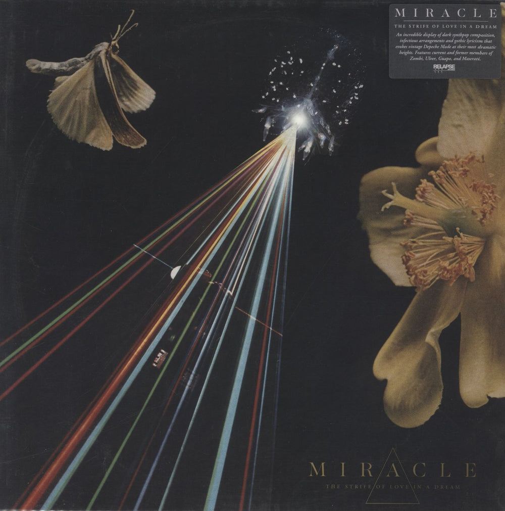 Miracle (Electronic) The Strife Of Love In A Dream UK vinyl LP album (LP record) RR7401