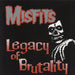 Misfits Legacy Of Brutality US vinyl LP album (LP record) PL9-06