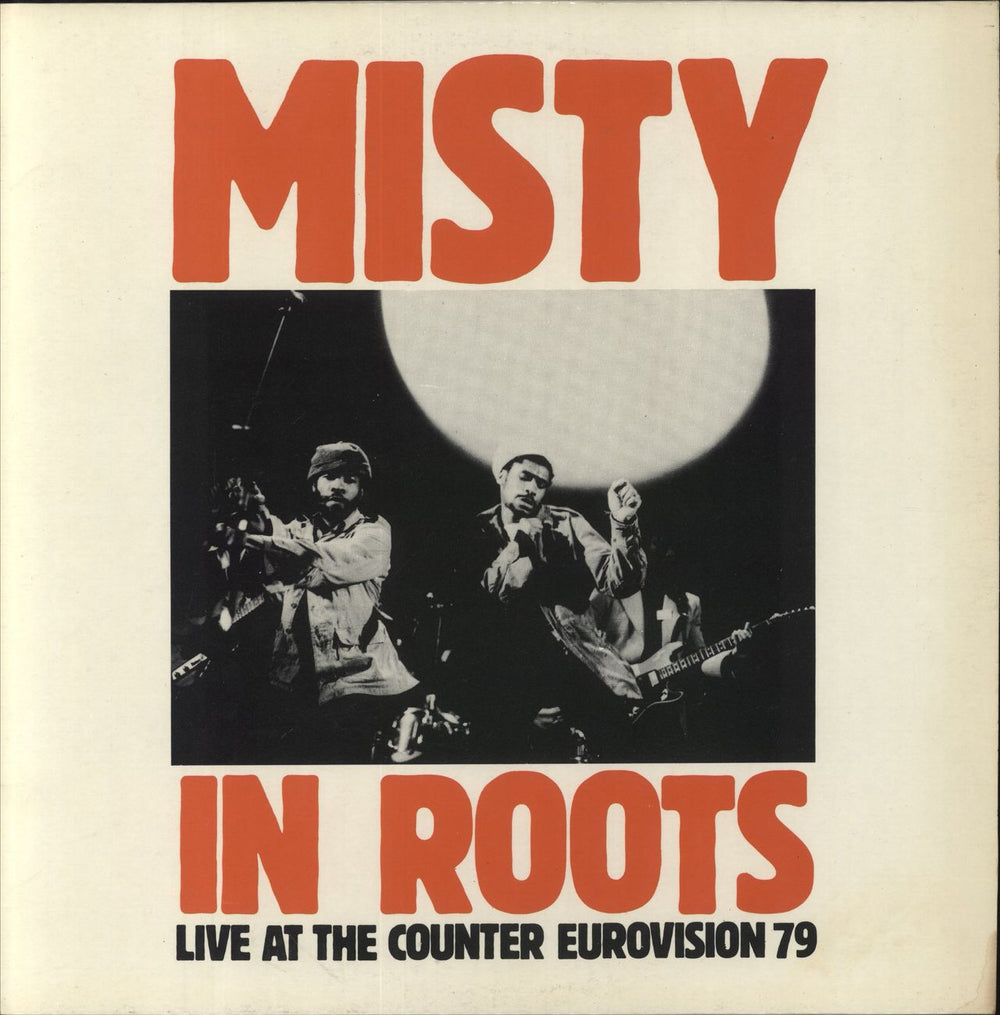 Misty In Roots Live At The Counter Eurovision 79 Belgian vinyl LP album (LP record) 1004