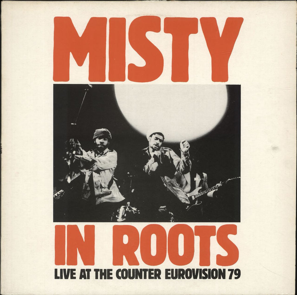 Misty In Roots Live At The Counter Eurovision 79 Belgian vinyl LP album (LP record) PU003ALB