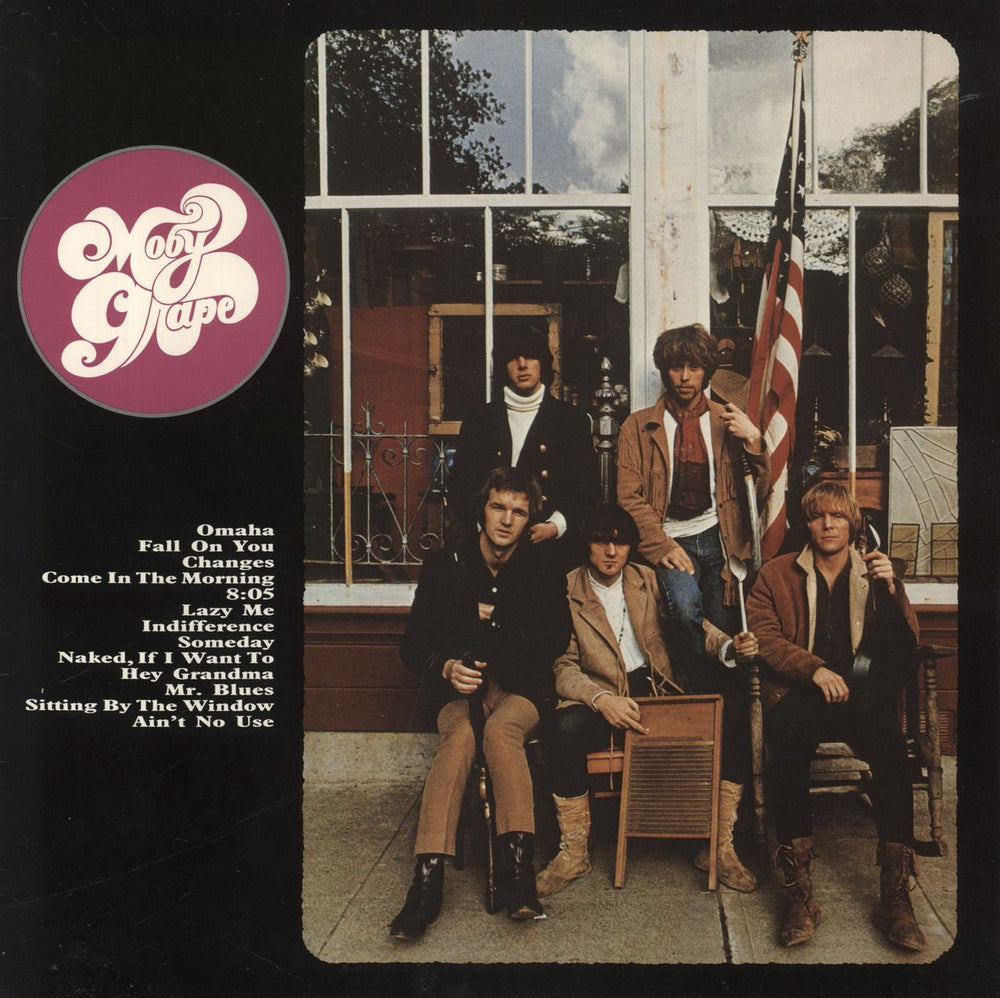 Moby Grape Moby Grape UK vinyl LP album (LP record) ED137