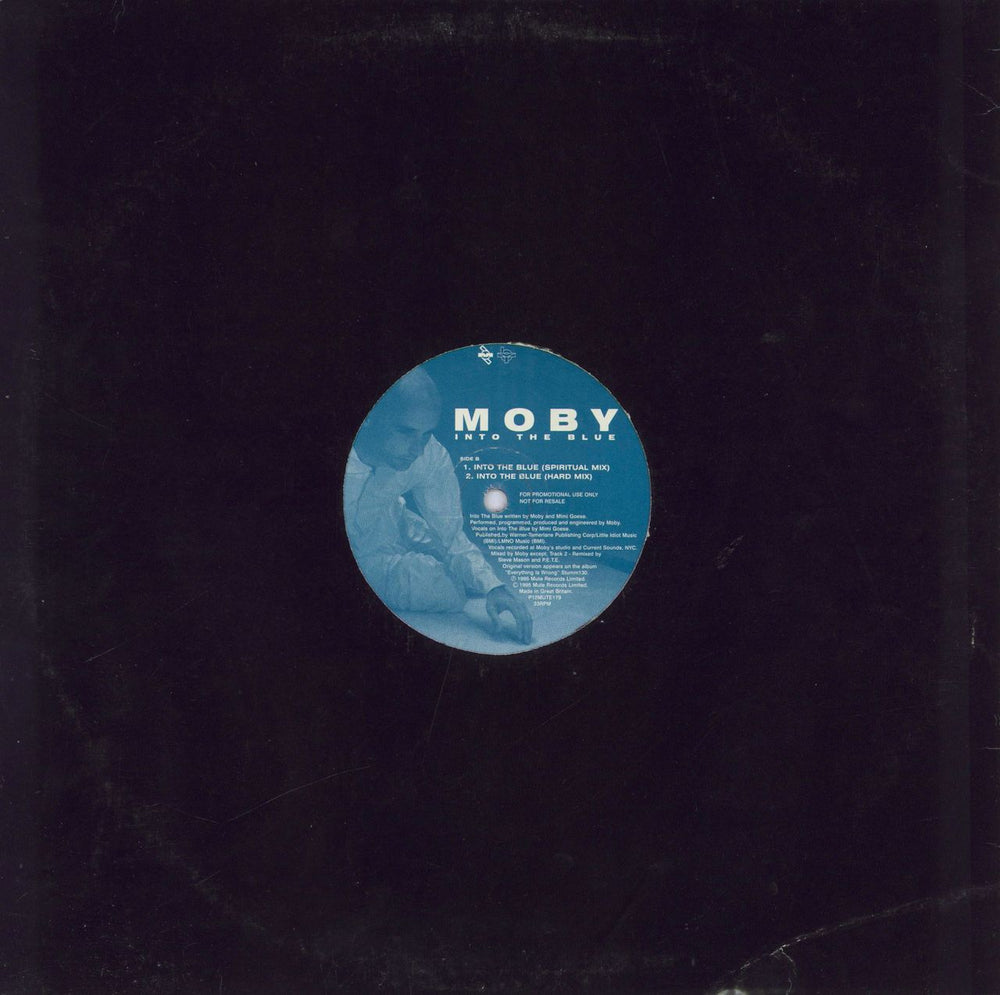 Moby Into The Blue - double pack + Publicity insert UK 12" vinyl single (12 inch record / Maxi-single)