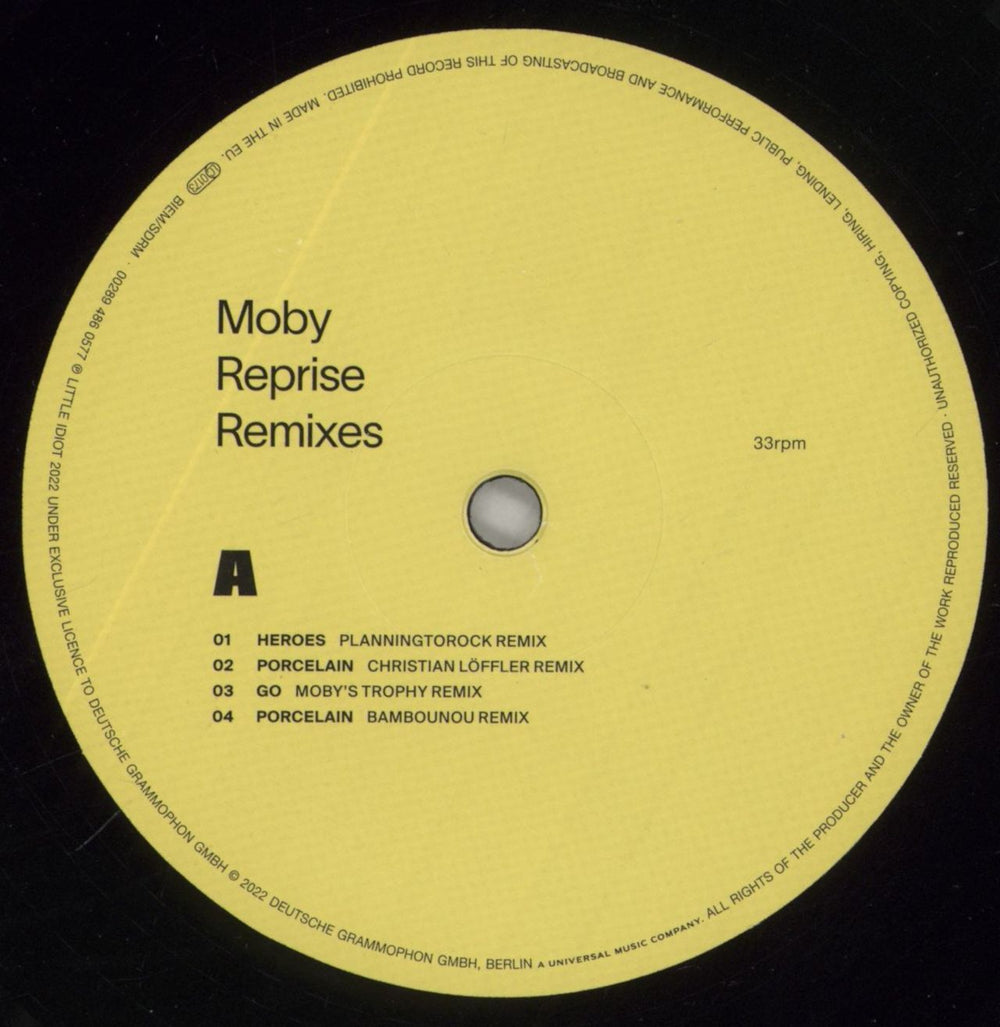 Moby Reprise Remixes UK 2-LP vinyl record set (Double LP Album) MBY2LRE860860