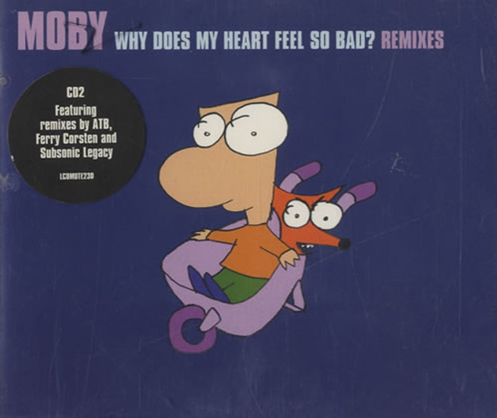 Moby Why Does My Heart Feel So Bad Remixes UK CD single (CD5 / 5") LCDMUTE230