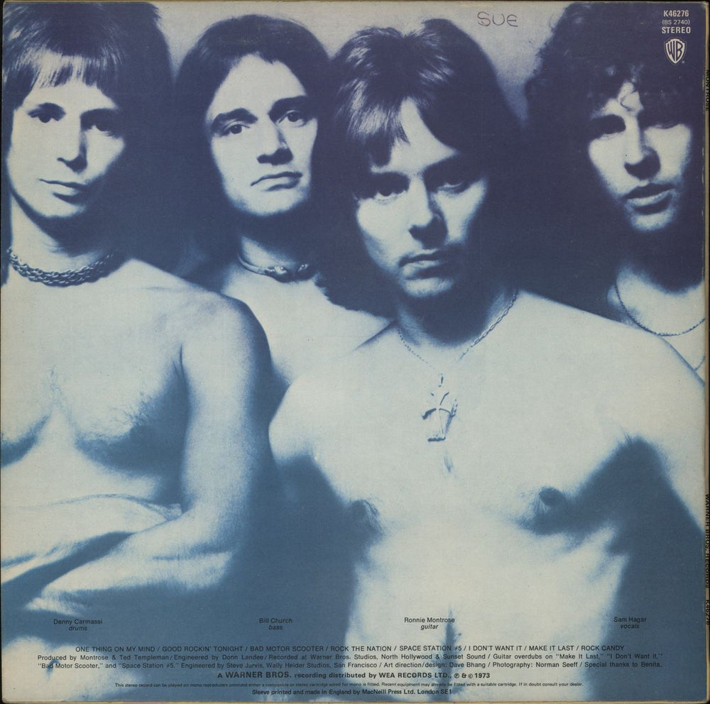 Montrose Montrose - VG UK vinyl LP album (LP record)