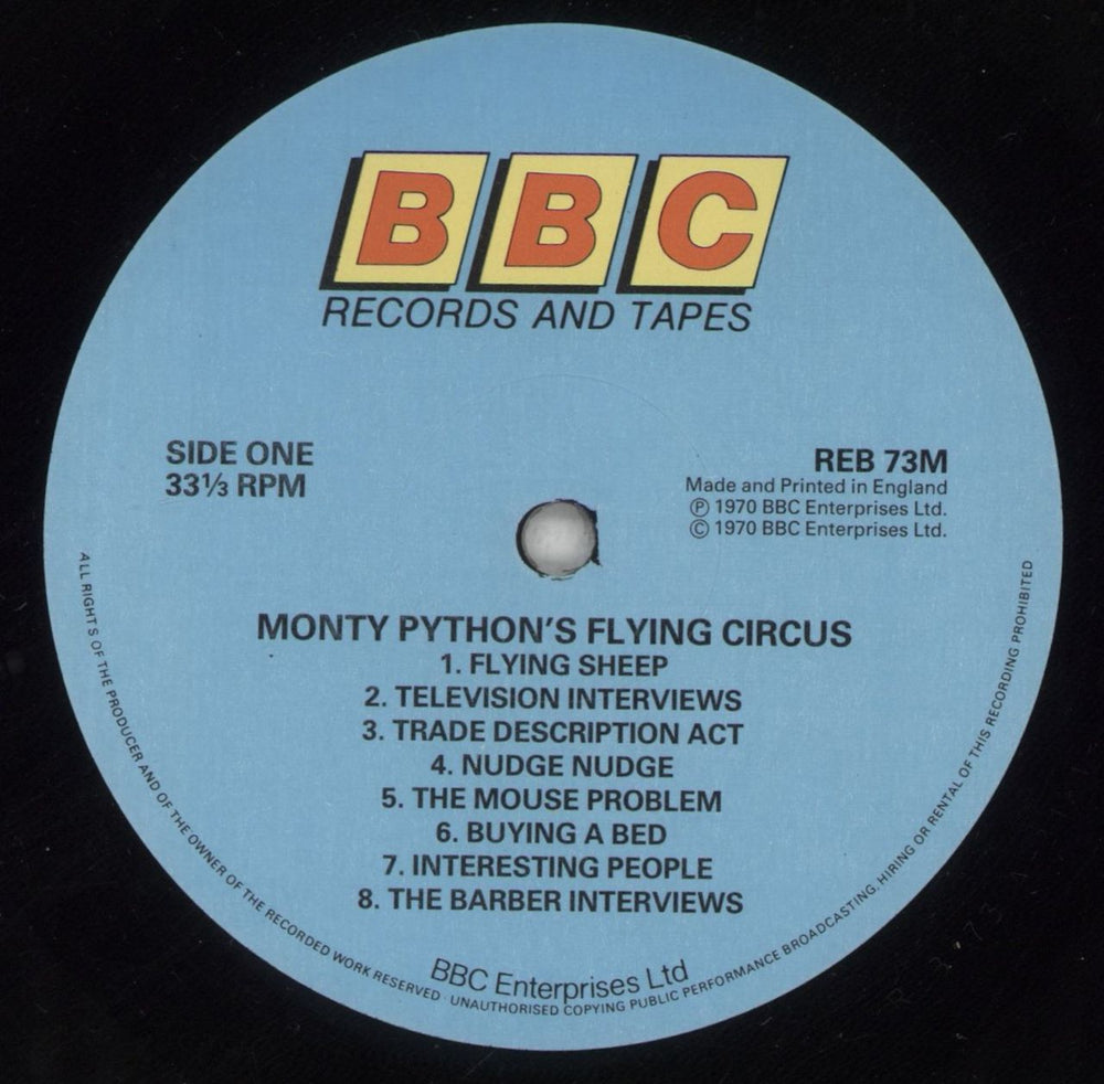 Monty Python Monty Python's Flying Circus - 2nd UK vinyl LP album (LP record) PYTLPMO596806