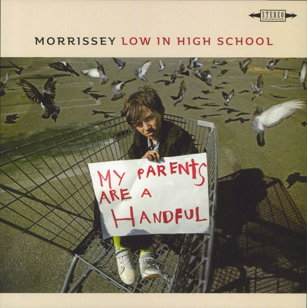 Morrissey Low In High School - Green Vinyl + Art Print UK vinyl LP album (LP record)