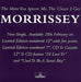 Morrissey The More You Ignore Me, The Closer I Get UK Promo display DISPLAY FLAT