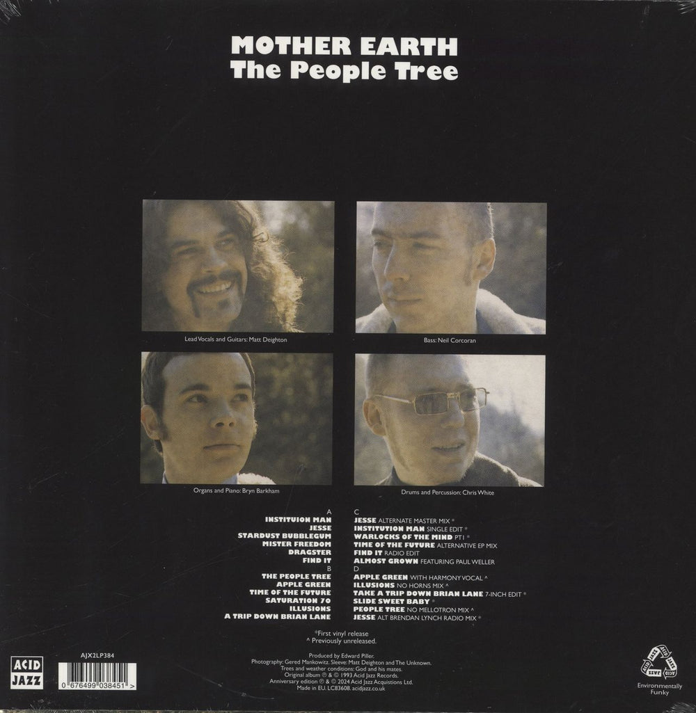 Mother Earth (90s) The People Tree: 30th Anniversary - Sealed UK 2-LP vinyl record set (Double LP Album) 676499038451