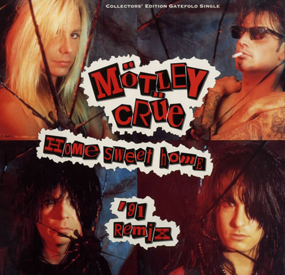 Motley Crue Home Sweet Home UK 12" vinyl single (12 inch record / Maxi-single) EKR136TG