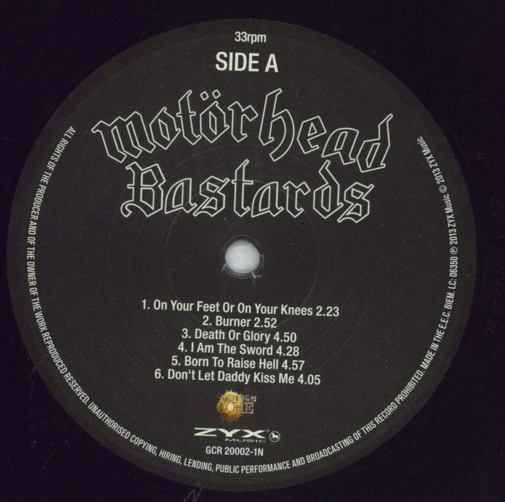 Motorhead Bastards German vinyl LP album (LP record) MOTLPBA829032