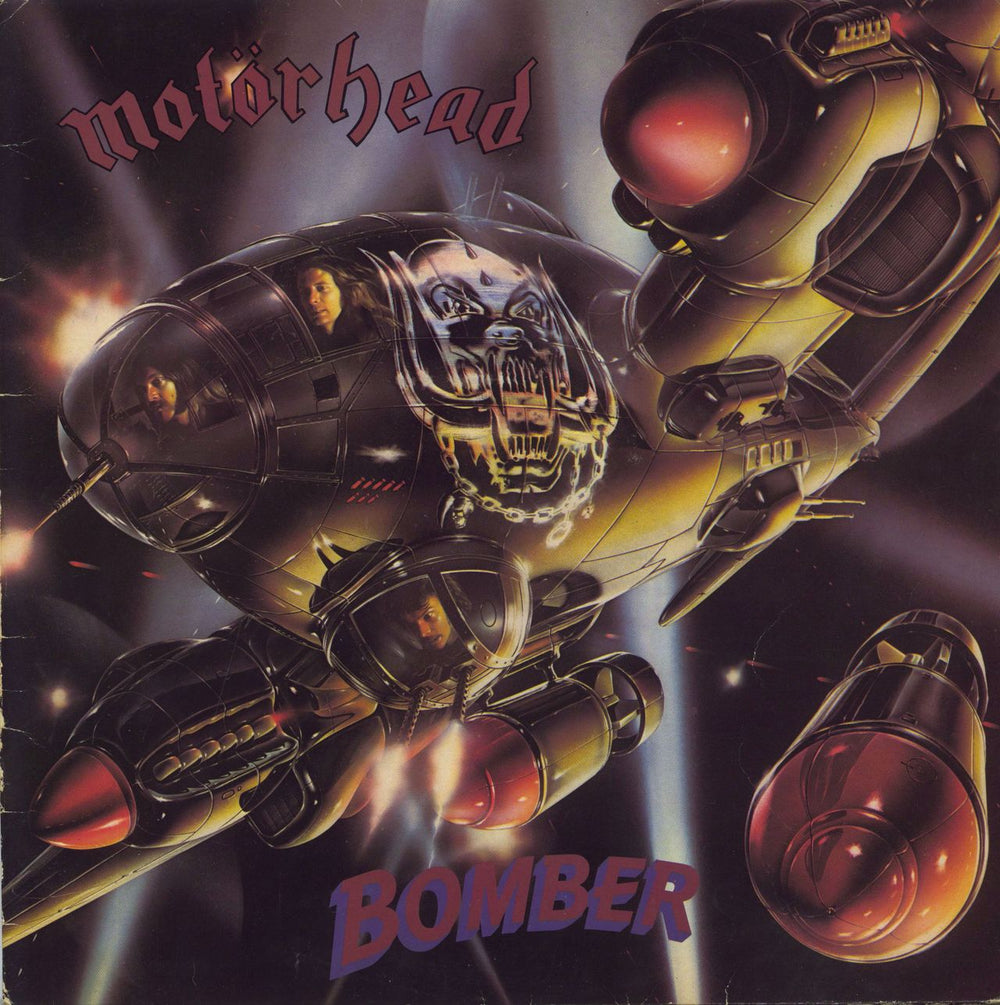 Motorhead Bomber - VG+ UK vinyl LP album (LP record) BRON523