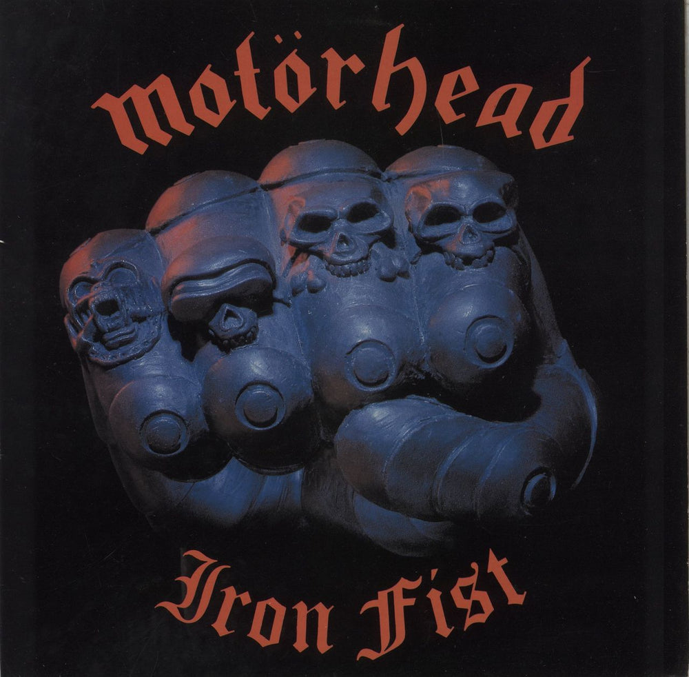 Motorhead Iron Fist - EX UK vinyl LP album (LP record) BRNA539