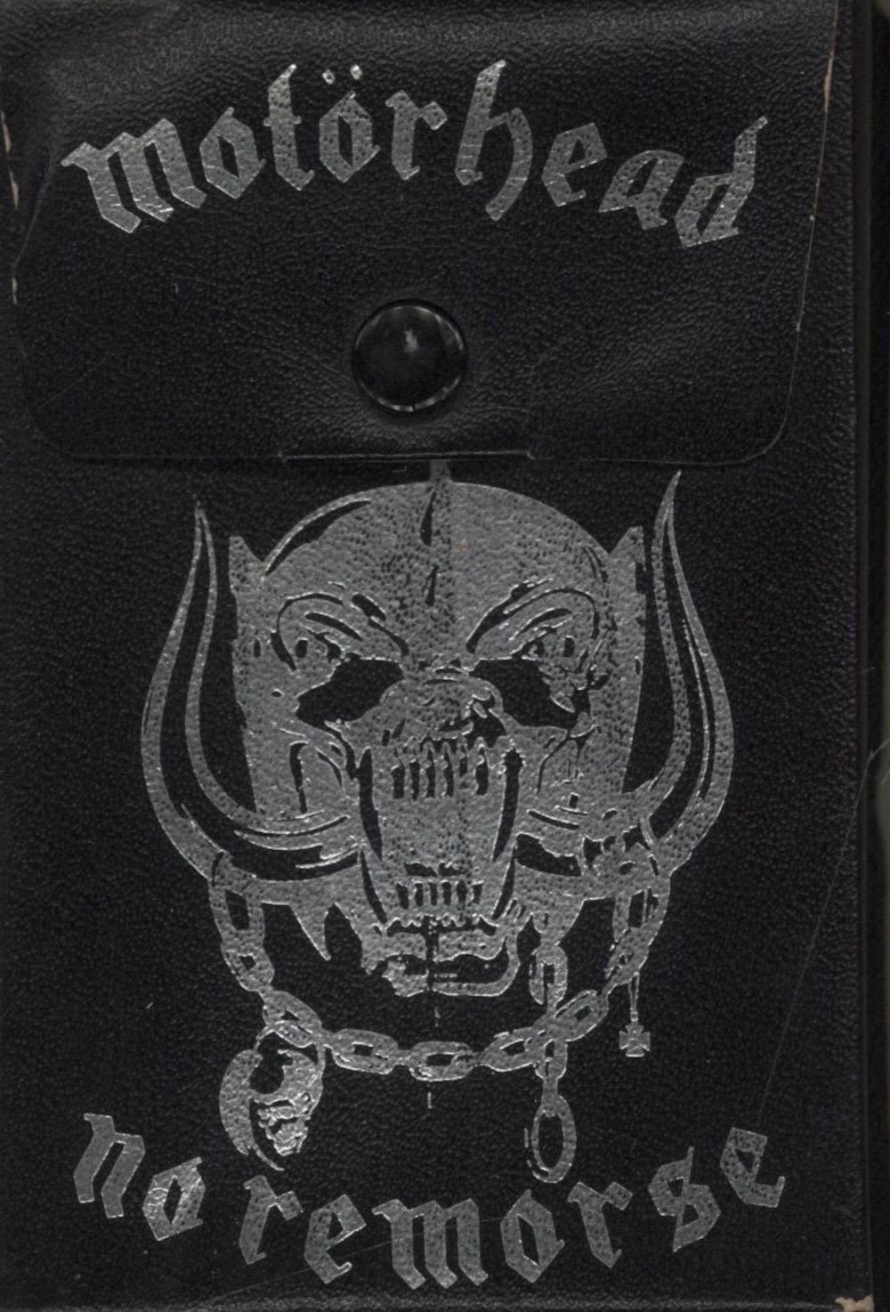 Motorhead No Remorse - Leather Slv UK cassette album MOTOC1