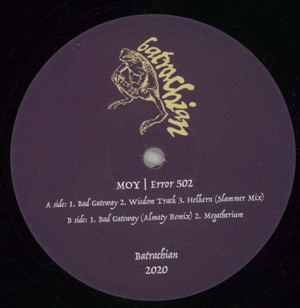 MOY Error 502 UK 12" vinyl single (12 inch record / Maxi-single) BTR003