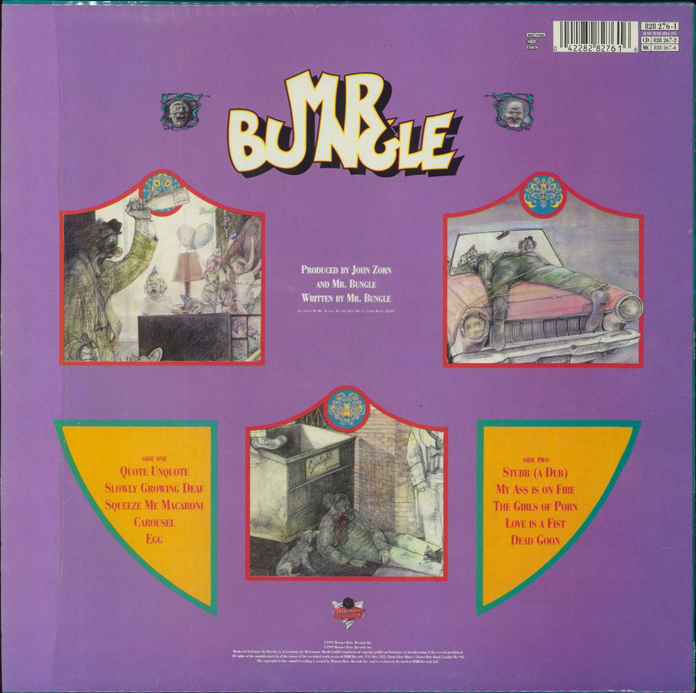 Mr. Bungle Mr Bungle - Numbered - Shrink UK picture disc LP (vinyl picture disc album) 042282827616