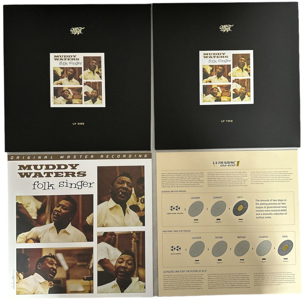 Muddy Waters Folk Singer - UltraDisc One-Step Super Vinyl US Vinyl Box Set MDWVXFO843751