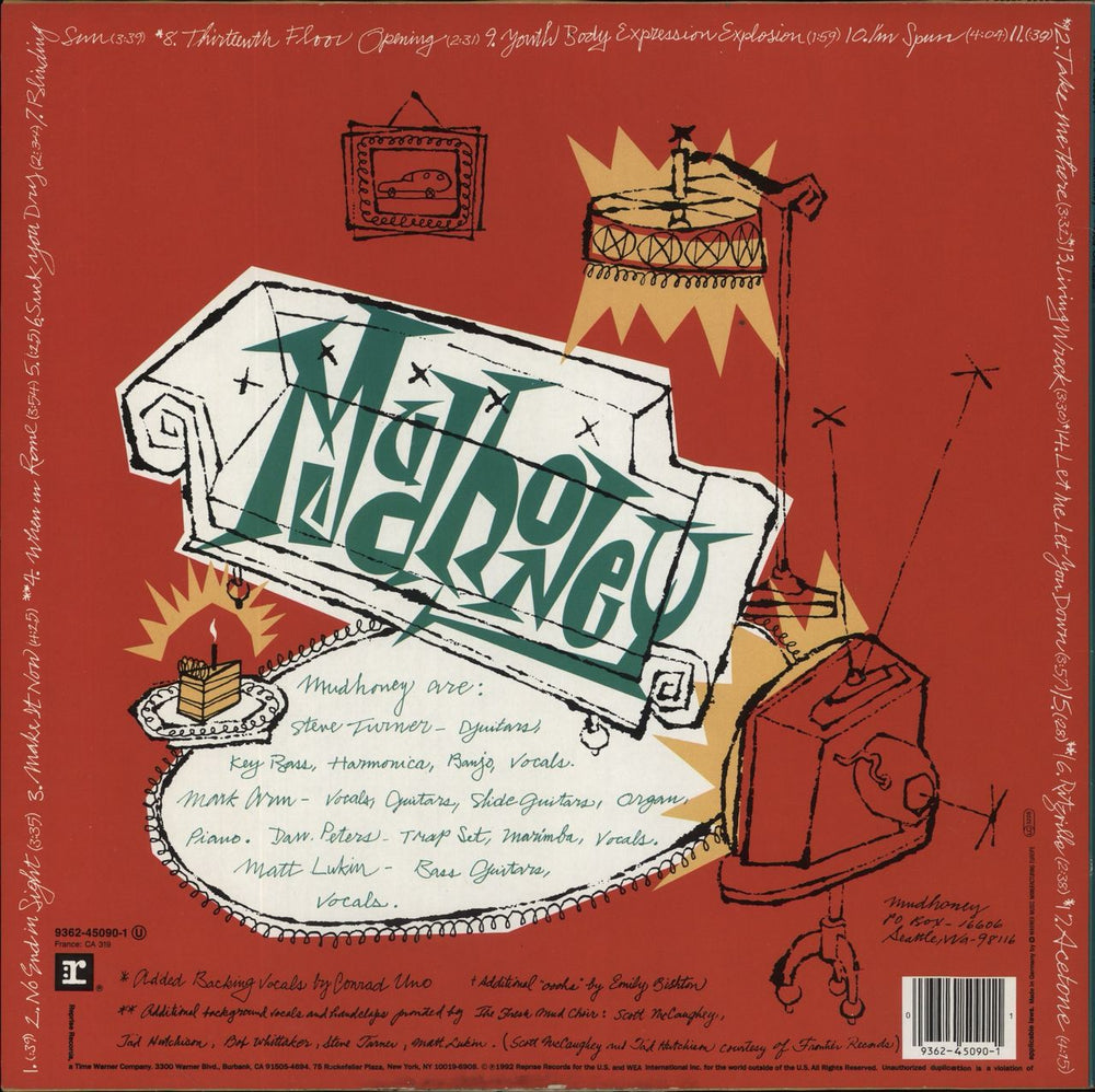 Mudhoney Piece Of Cake German vinyl LP album (LP record) 093624509011