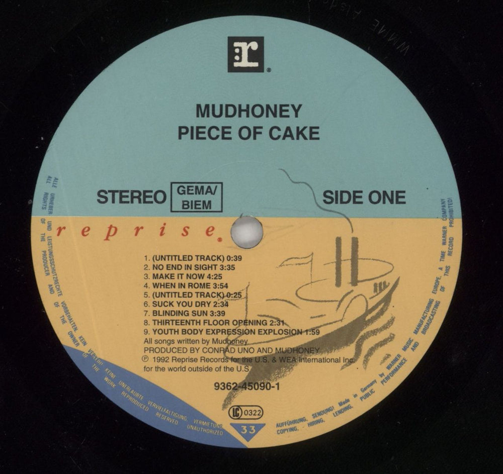Mudhoney Piece Of Cake German vinyl LP album (LP record) MUDLPPI226226