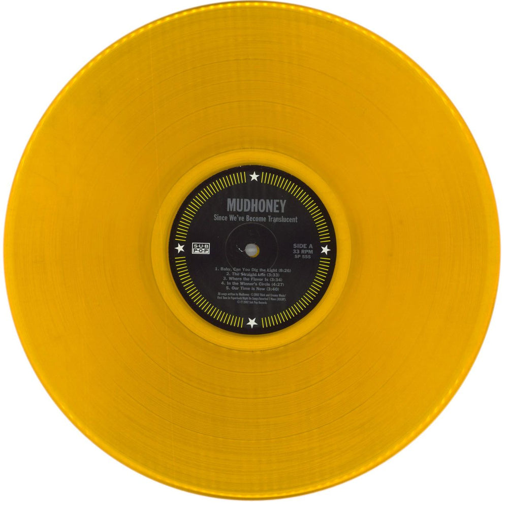 Mudhoney Since We've Become Translucent - Clear Orange Vinyl US vinyl LP album (LP record) MUDLPSI858838