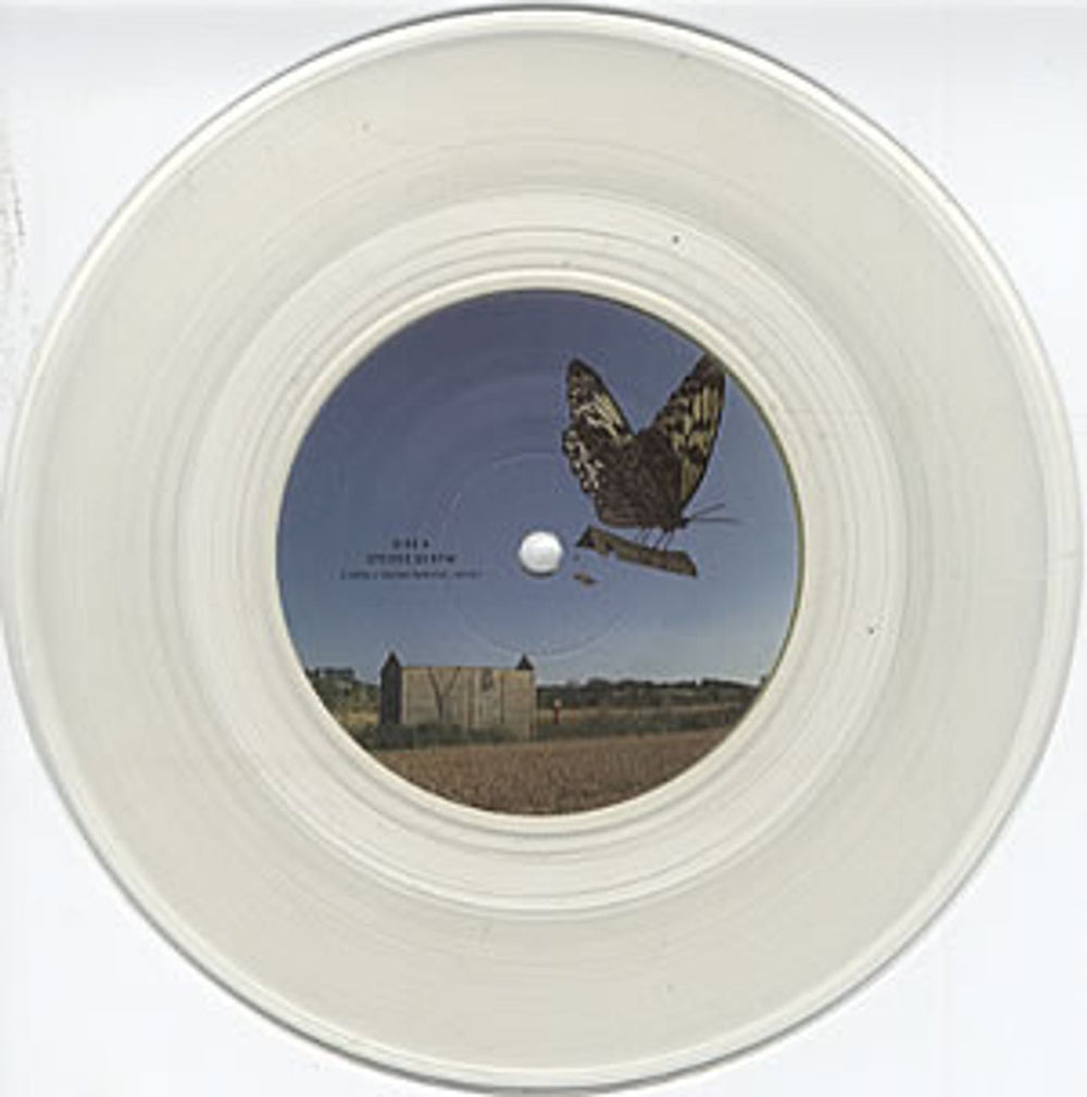 Muse Butterflies And Hurricanes - Clear vinyl UK 7" vinyl single (7 inch record / 45) USE07BU301905