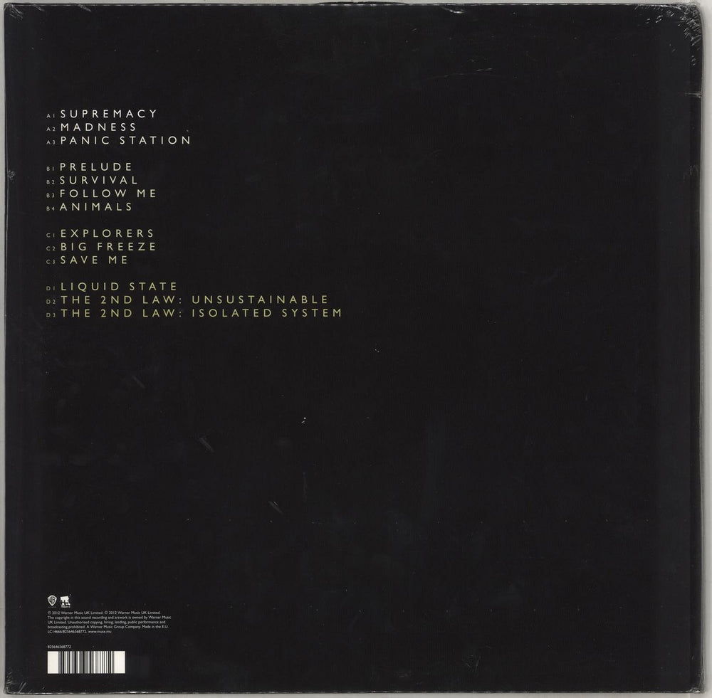 Muse The 2nd Law - Sealed UK 2-LP vinyl record set (Double LP Album) USE2LTH689302