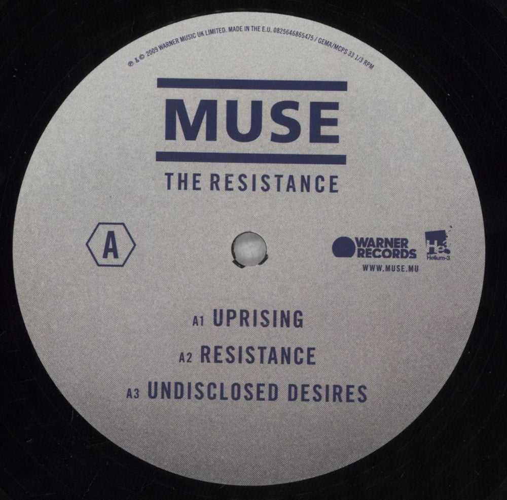 Muse The Resistance - 180gm UK 2-LP vinyl record set (Double LP Album) USE2LTH835802