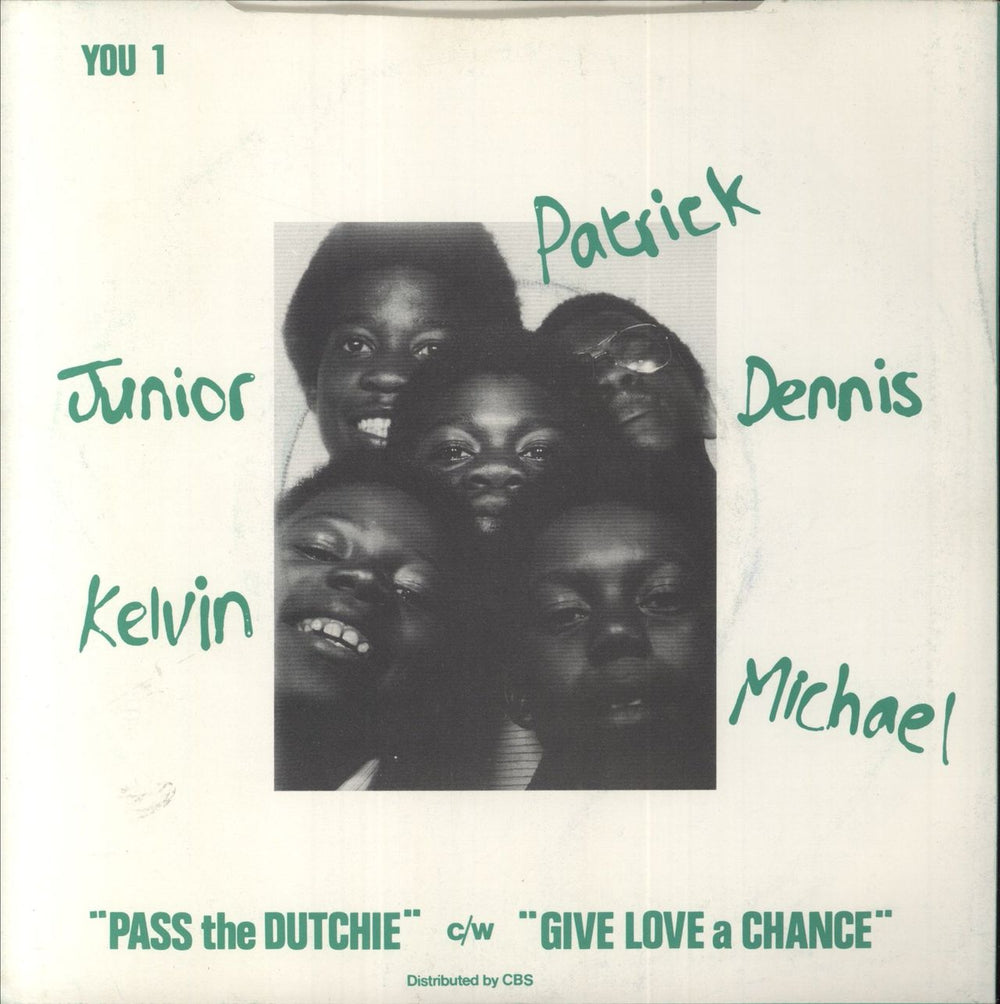 Musical Youth Pass The Dutchie - P/S UK 7" vinyl single (7 inch record / 45)