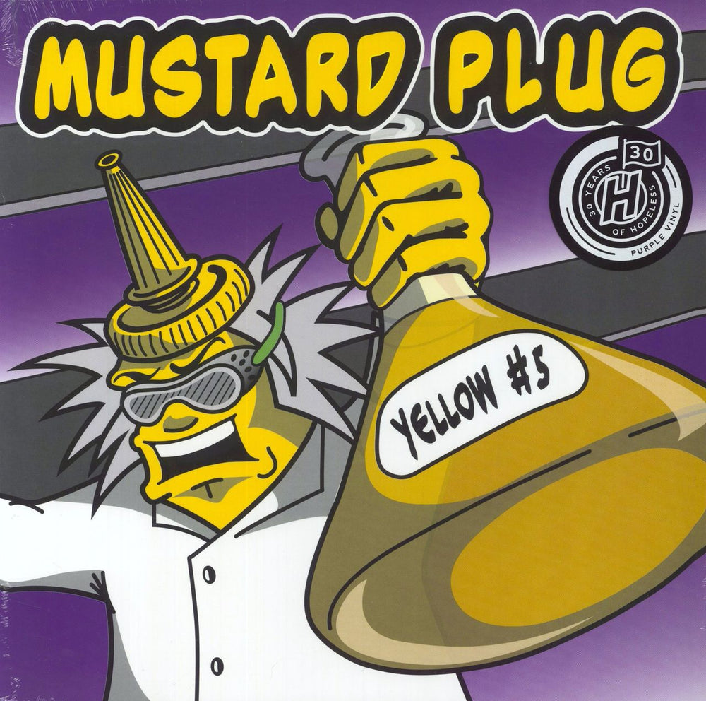 Mustard Plug Yellow #5 - Purple Vinyl - Sealed US vinyl LP album (LP record) HR664-1