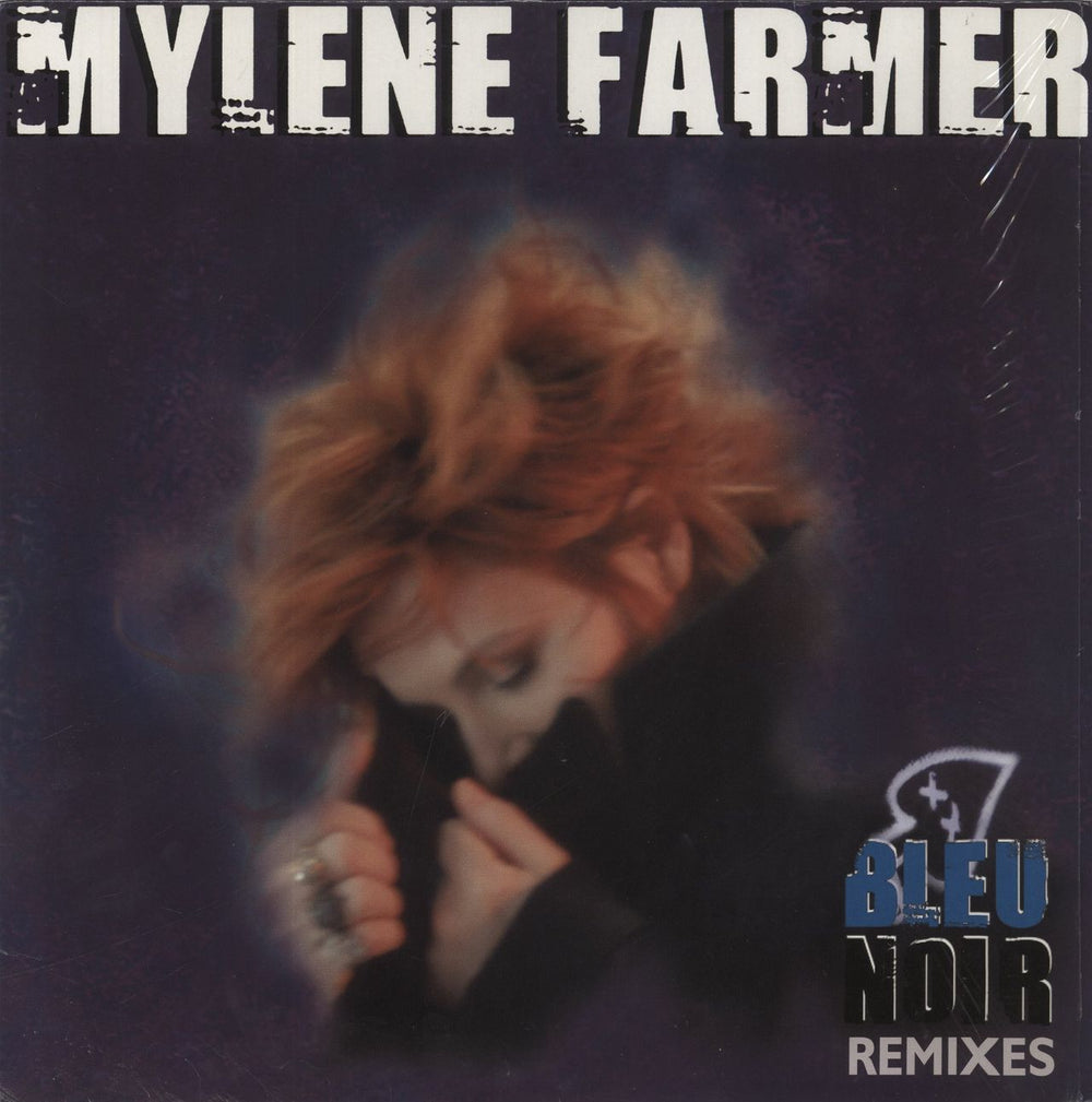 Mylene Farmer Bleu Noir: Remixes French 12" vinyl single (12 inch record / Maxi-single) 2768727