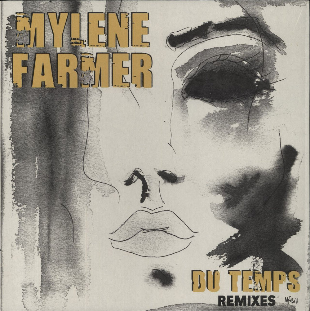 Mylene Farmer Du Temps French 12" vinyl single (12 inch record / Maxi-single) 279329-0