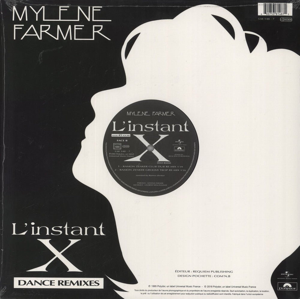 Mylene Farmer L'instant X - Dance Remixes French 12" vinyl single (12 inch record / Maxi-single) 600753814871