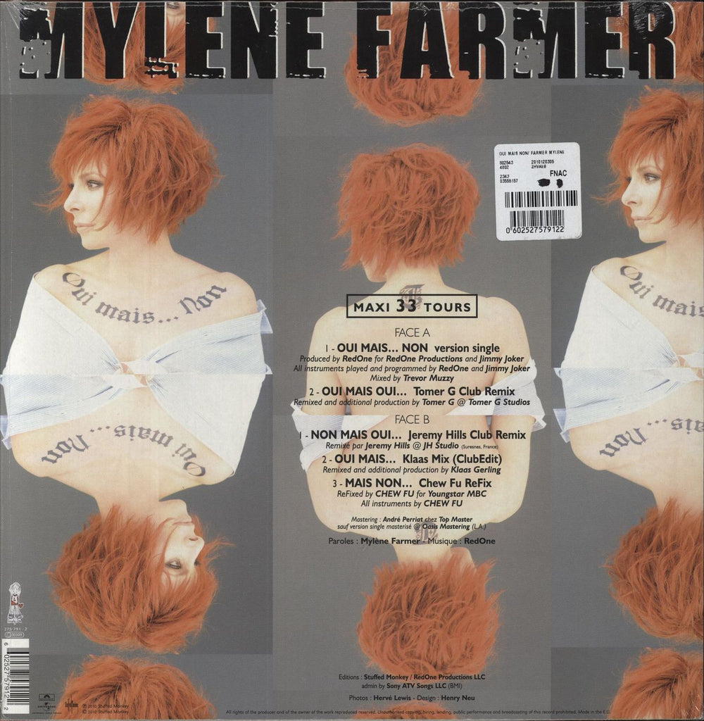 Mylene Farmer Oui Mais...Non - Remixes French 12" vinyl single (12 inch record / Maxi-single) 602527579122