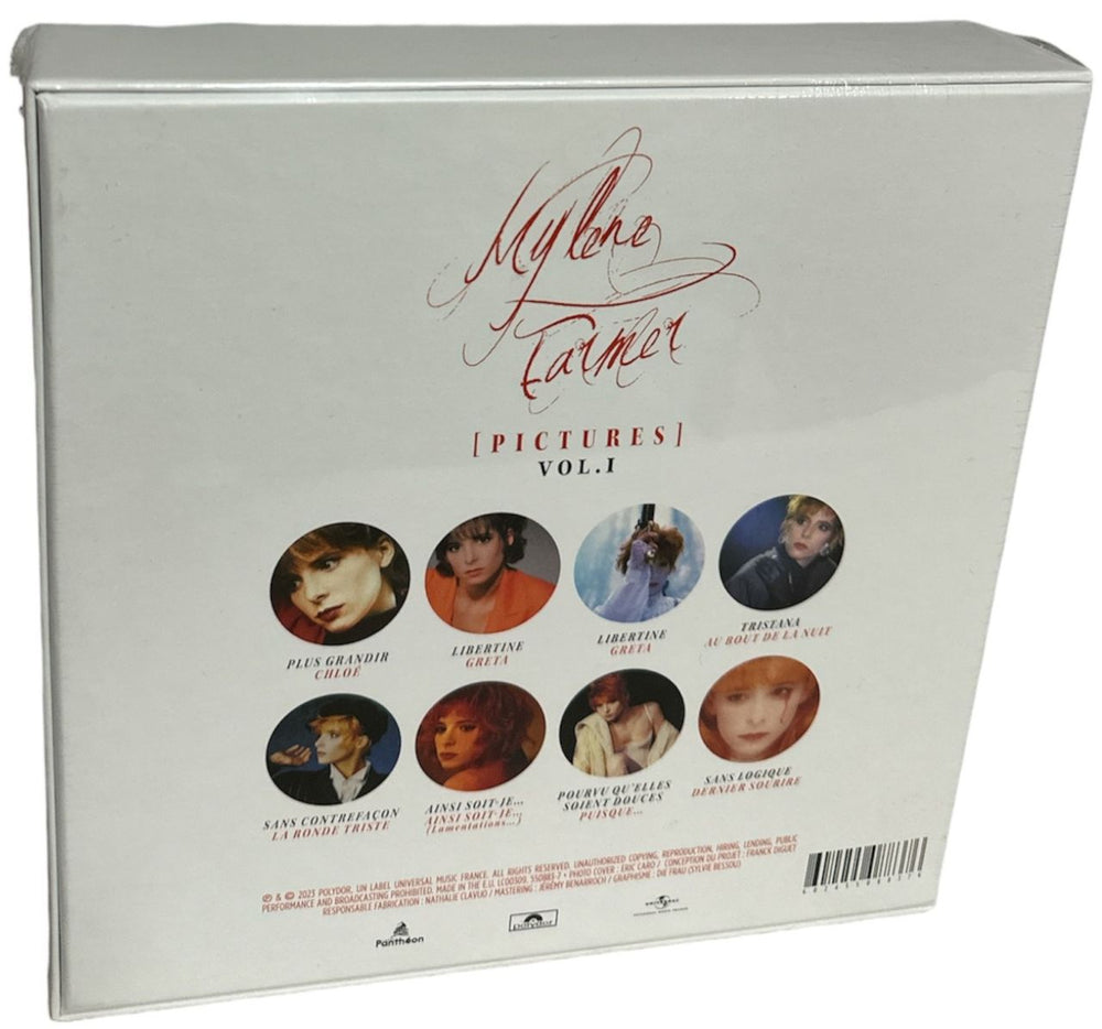 Mylene Farmer [Pictures] Vol. I - 8 x 7" Picture Disc Box Set - Sealed French 7" single box set 602455088376