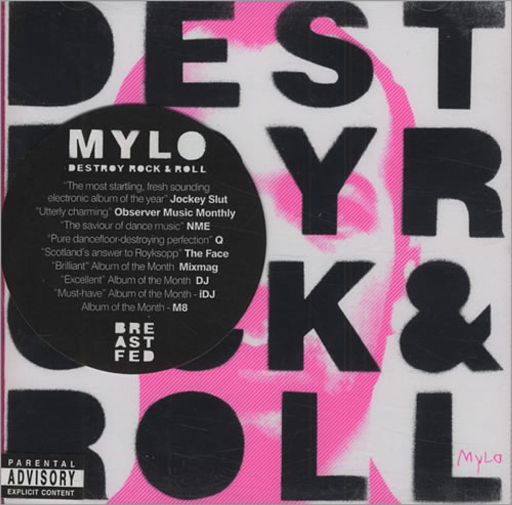 Mylo Destroy Rock & Roll UK CD album (CDLP) BFD007CD