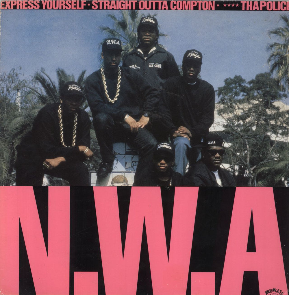 N.W.A. Express Yourself UK 12" vinyl single (12 inch record / Maxi-single) 12BRX144