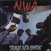 N.W.A. Straight Outta Compton - VG UK vinyl LP album (LP record) BRLP534