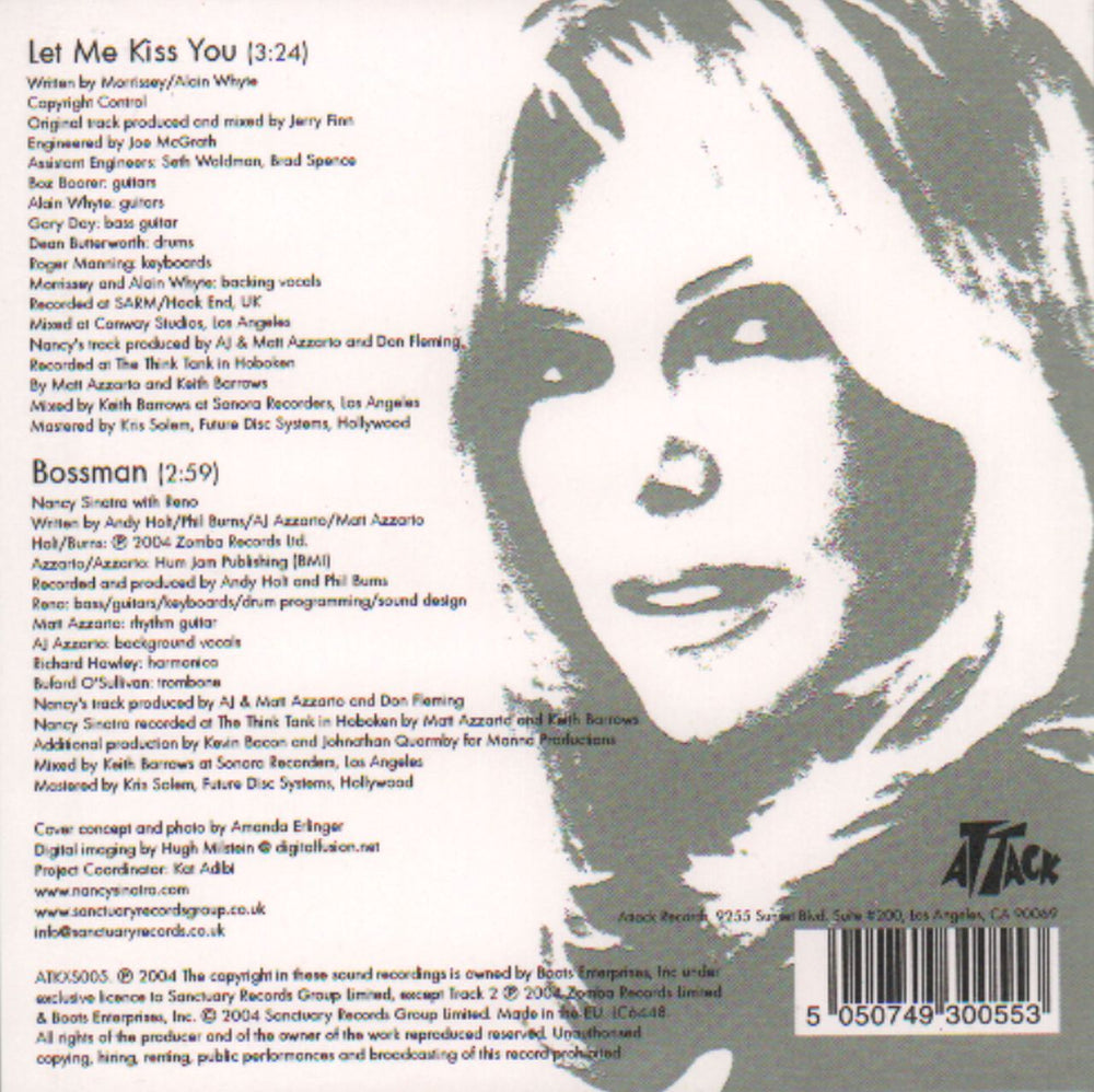 Nancy Sinatra Let Me Kiss You UK CD single (CD5 / 5") NYSC5LE304845