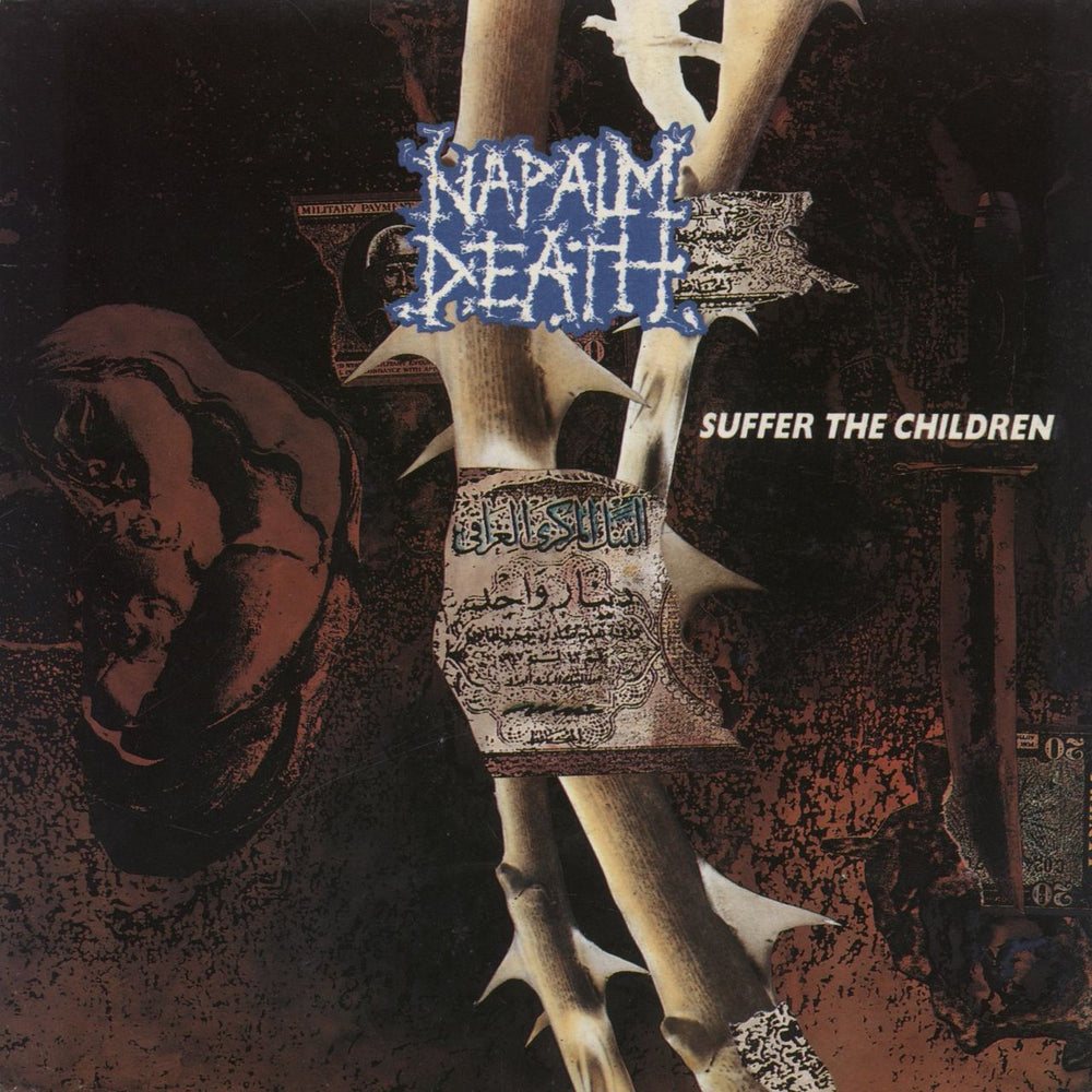 Napalm Death Suffer The Children UK 7" vinyl single (7 inch record / 45) 7MOSH24