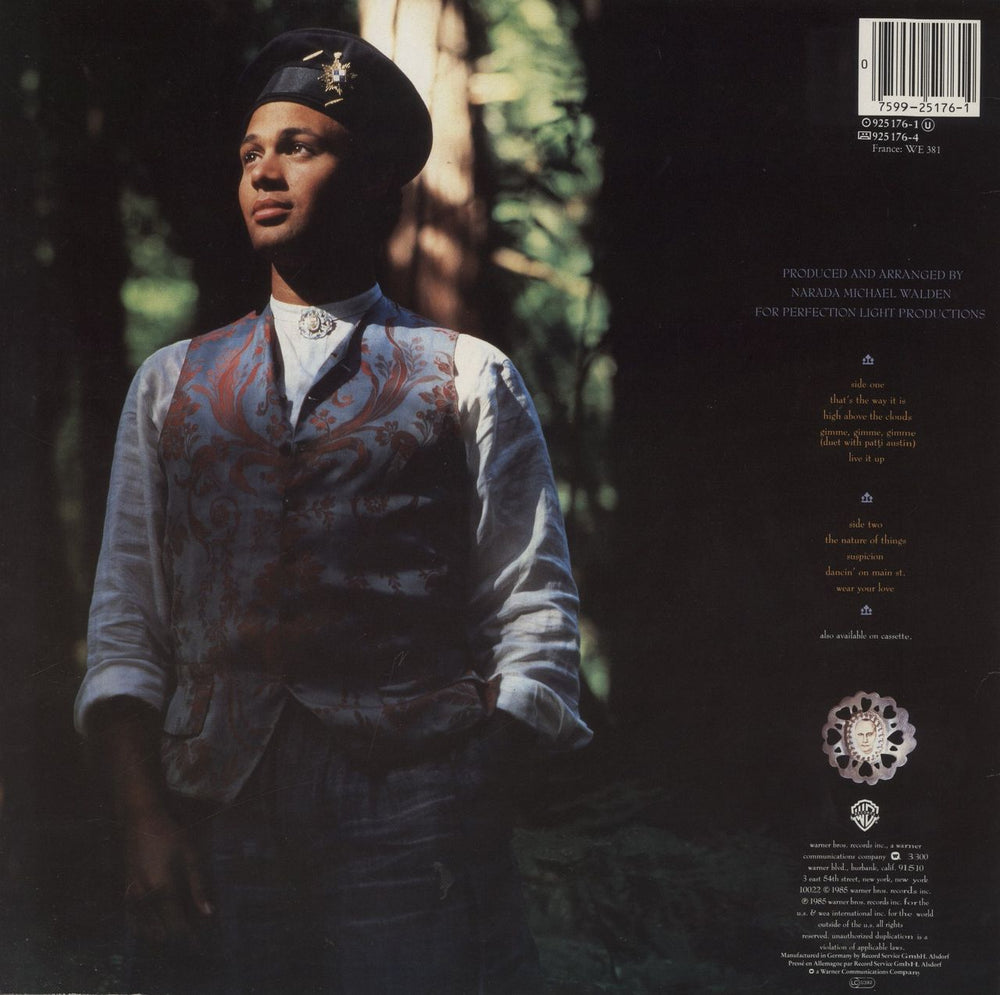 Narada Michael Walden The Nature Of Things UK vinyl LP album (LP record) 075992517614