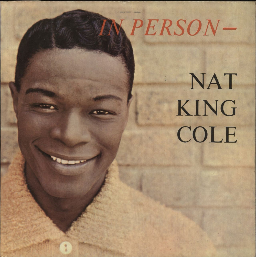 Nat King Cole In Person UK vinyl LP album (LP record) STP202