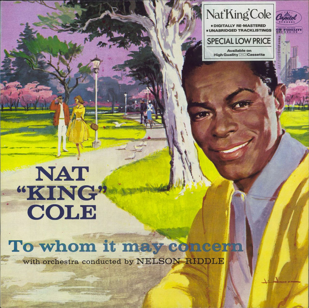 Nat King Cole To Whom It May Concern UK vinyl LP album (LP record) EMS1108