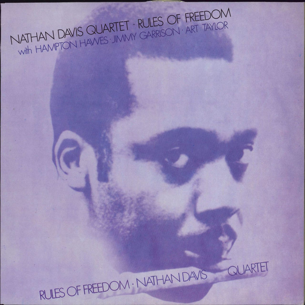 Nathan Davis Rules Of Freedom UK vinyl LP album (LP record) HH1002