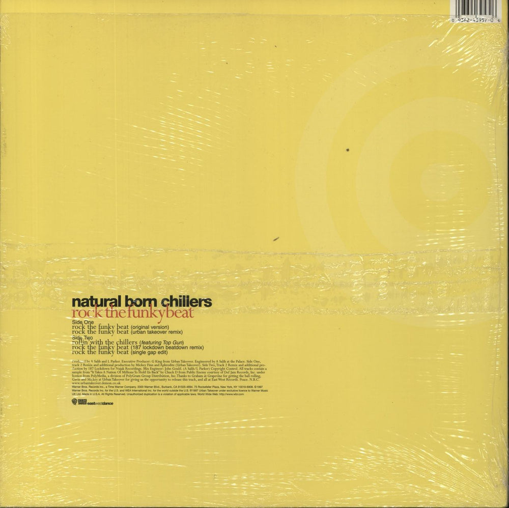 Natural Born Chillers Rock The Funky Beat US 12" vinyl single (12 inch record / Maxi-single) 093624395706