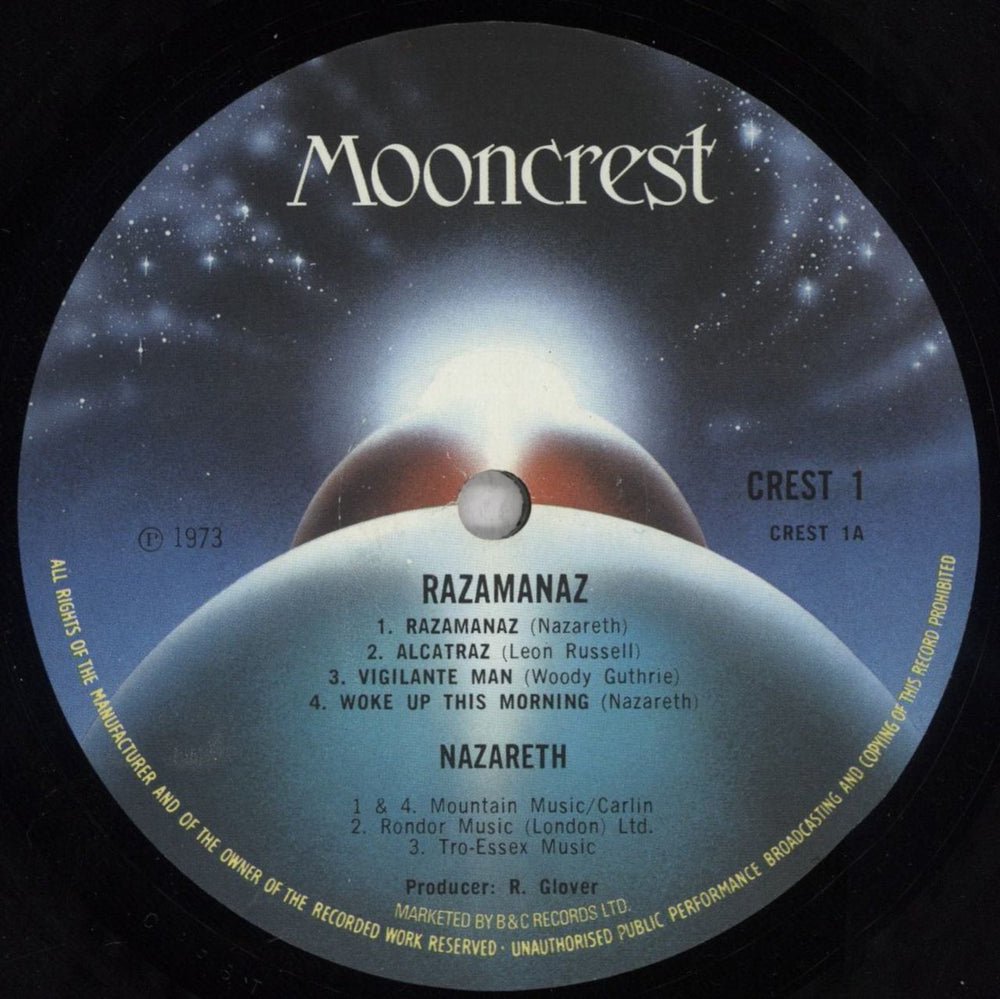 Nazareth Razamanaz - EX UK vinyl LP album (LP record) NZRLPRA603381