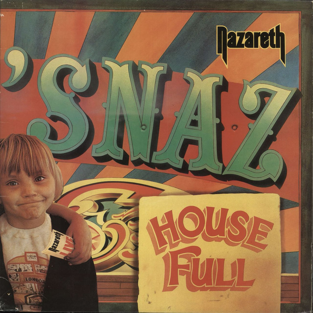 Nazareth Snaz UK 2-LP vinyl record set (Double LP Album) NELD102