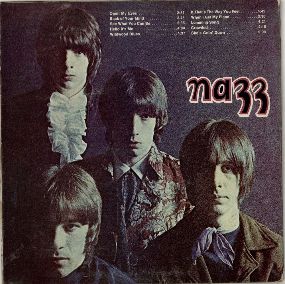 Nazz Nazz - EX UK vinyl LP album (LP record) NZZLPNA765788