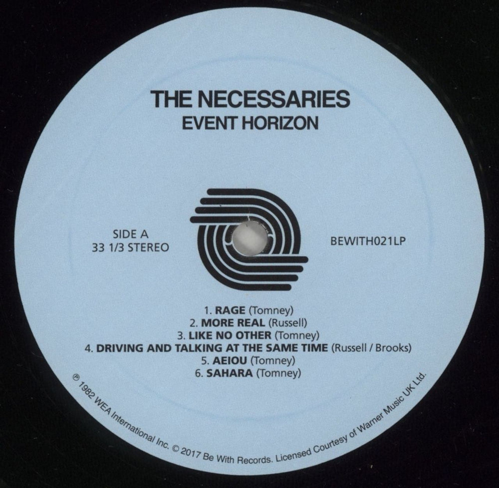 Necessaries Event Horizon - 180G Vinyl UK vinyl LP album (LP record) 89JLPEV872204