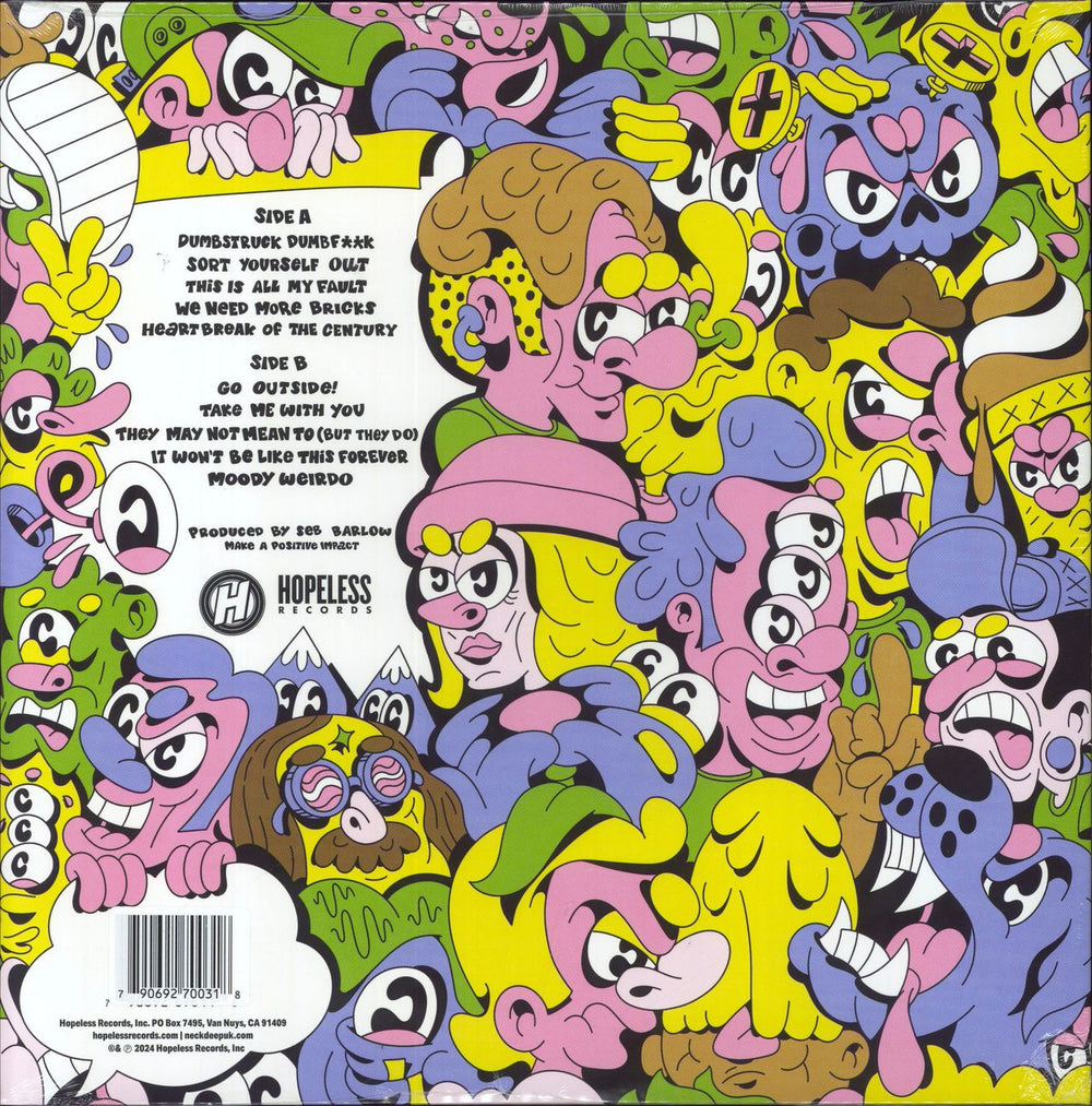 Neck Deep Neck Deep: HMV exclusive - Glow In The Dark Vinyl - Sealed UK vinyl LP album (LP record) 790692700318