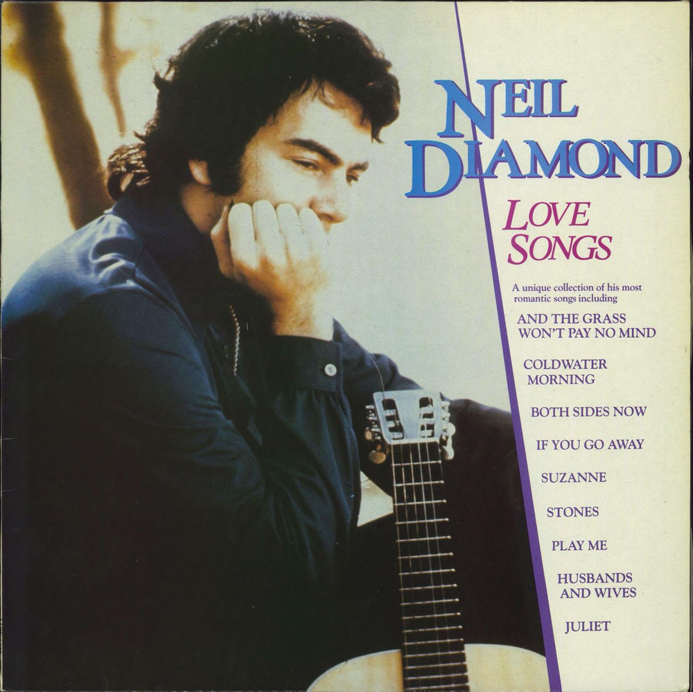 Neil Diamond Love Songs UK vinyl LP album (LP record) MCF3092